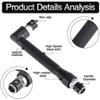 Mini Double-ended L-socket Wrench 90 Degree Double-end Handle 6.35mm Screwdriver Driver Bit Household Repair Hand Tool Set