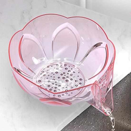 Корзина для слива фруктов и овощей дуршлаг с носиком без BPA миска для мытья фруктов