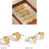 Серьги из нержавеющей стали в стиле легкой роскоши, геометрические, с цирконием, для женщин