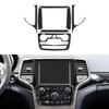 Углеродное волокно для Jeep Grand Cherokee 2011 года, аксессуары, приборная панель, GPS-навигация, крышка компакт-диска, центральная консоль