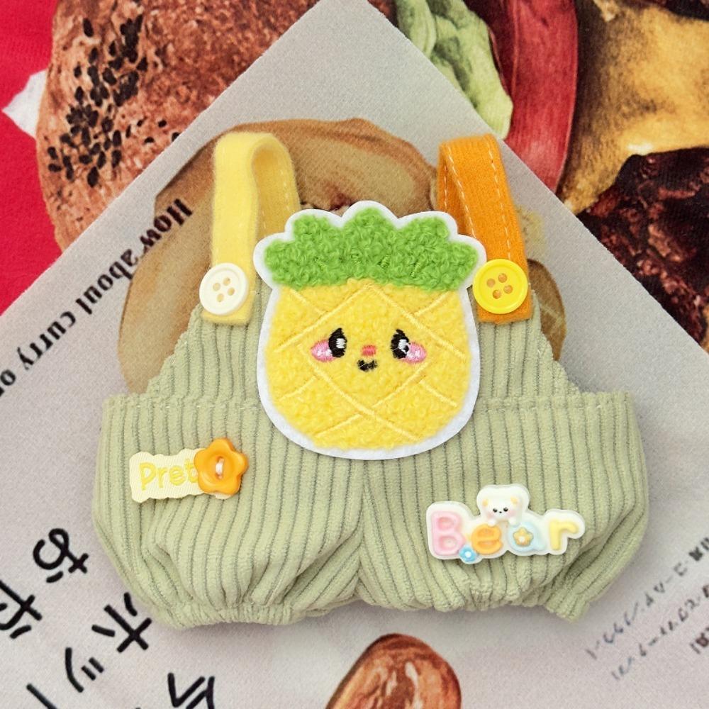 Multi-color Doll Overalls Suit Fruits Overalls for 20cm Doll Wears Clothes Accessories