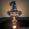 Funny Shadow Stand Metallic Candle Holder Halloween Decoration Desktop Ornaments Scary Tea Light Candle Stands Party Decor