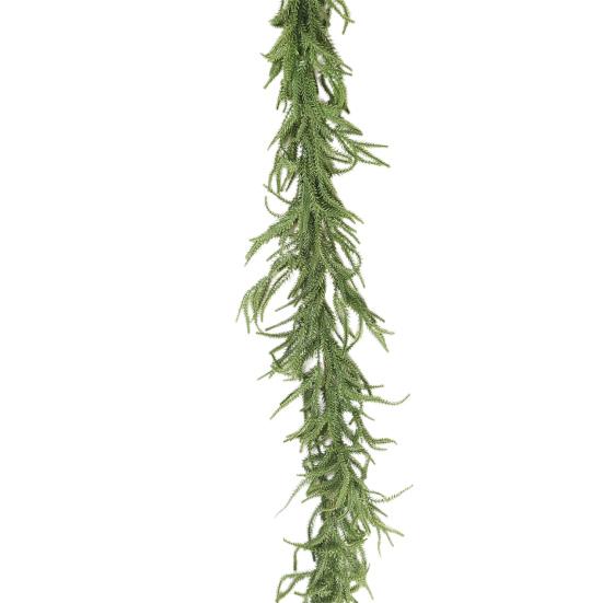 1 шт/2 шт искусственная гирлянда из норфолкской сосны 6 футов реалистичный венок из искусственных сосновых иголок рождественская гирлянда из зелени для украшения каминного стола в помещении