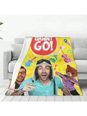 Дэнни Го Мультфильм Музыкальное Образование Флисовый Плед Одеяла Танцевальное Одеяло Для Дивана Кушетки Теплые Покрывала Одеяло Дышащее