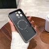 Стильный чехол-книжка из углеродного волокна с большим окном для iPhone 17 Air 16E 16 15 14 Pro Max, с магнитной поддержкой беспроводной зарядки, ударопрочный защитный чехол