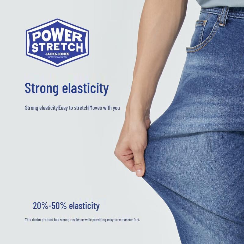 JACK&JONES Men's Slim Fit Washed Distressed Jeans 226132149