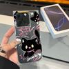 Transparent Square Back Tube Case Casing Protection For iPhone 13 14 Pro Max 15 Plus 12 11 16 ProMax Anti-Oxygen,Funny Cat Pattern