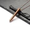 Stylish Titanium Steel Long Whistle Necklace - Regulates Breathing and Eases Stress