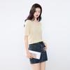 JOY SPEAKER Slim-Fit Short Sleeve Knit Tee