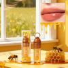 Honey Lip Oil Essence Moisturizing Lip Balm Hydrating Lip Gloss with Keychain Bag-Hangable Plump Lip Glaze