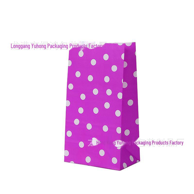 Пакеты для конфет из крафт-бумаги на заказ — красочные, милые, с квадратным дном