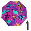 1 шт. Автоматический зонт с повышенной ветроустойчивостью и водонепроницаемым материалом для путешествий в городском стиле граффити