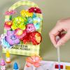 Magic Petal Flower Kit DIY Paper Flower Bouquet Kit 3D Dyed Blossoms with Colorful Petals Educational Floral Art Craft for Kids