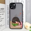 Креативный мультяшный чехол для телефона для пары парень и девушка для iPhone 17 16 Pro Max 15 14 13 12 11 XS MAX X XR 7 8 14 16 Plus Жесткая крышка