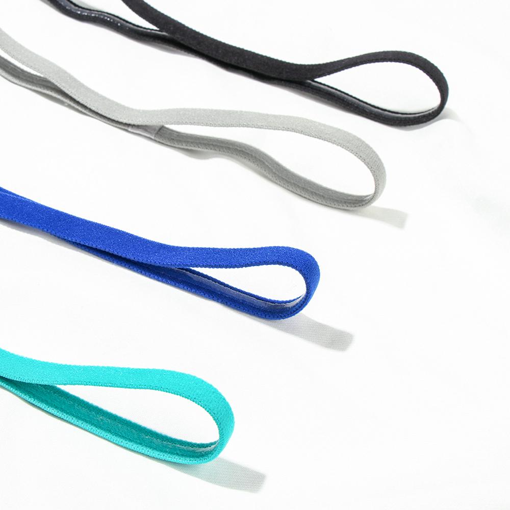 Аксессуары Резиновая Потовпитывающая Эластичная Повязка на Голову для Йоги Спортивная Нескользящая Повязка на Голову Эластичная Повязка на Голову