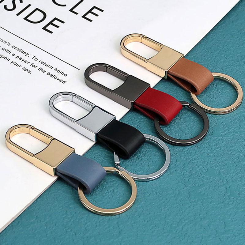 Jewelry Gift Leather Strap Lanyard Car Keyring Keyholder PU Leather Keychain Key Chain Fashion