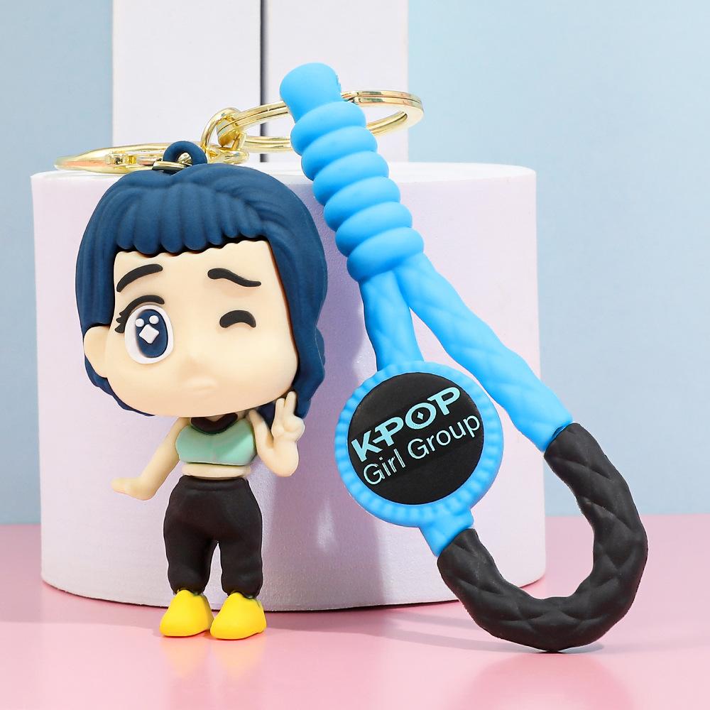 Аниме фильм Kpop Охотники на демонов Девушки Дерпи Брелоки Кукла Милый Тигр Экшн Модель Игрушка Коллекция Подарки