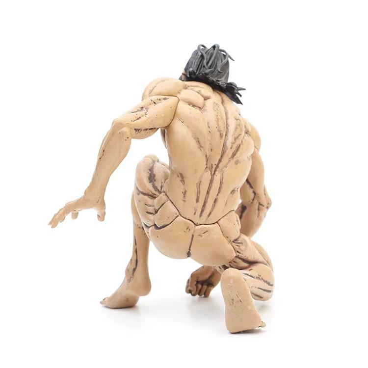 Attack on Titan Figure Kneeling Standing Muscle Eren Ornament Ancestor Giant Eren Figure Model Ornament