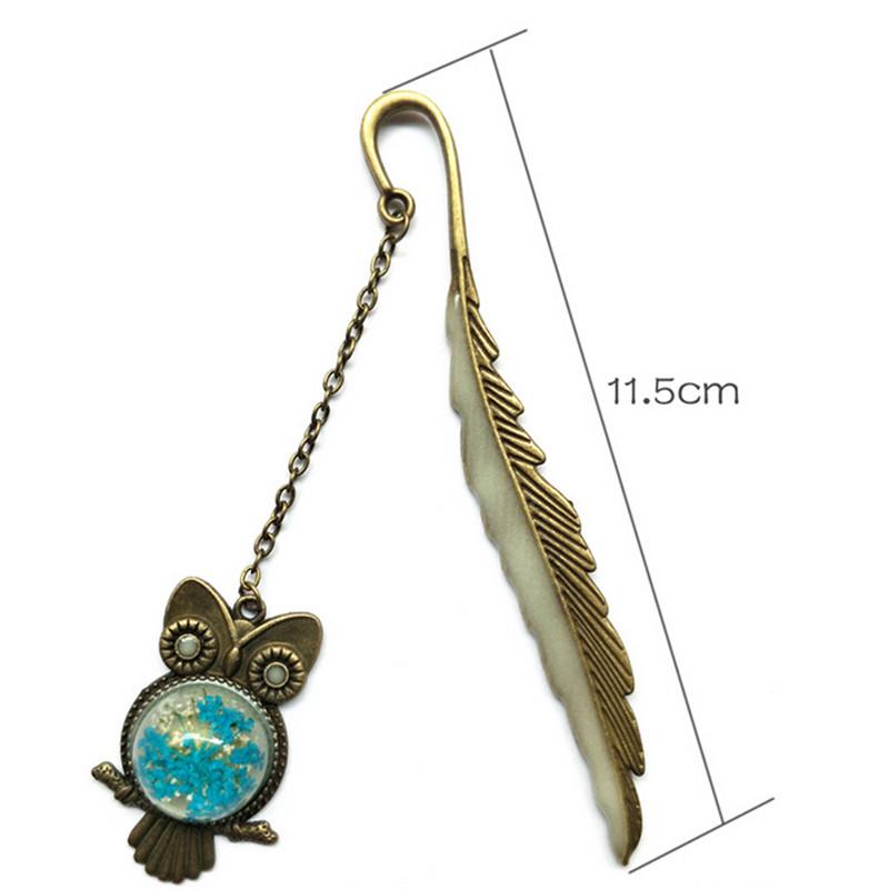 1Xсветящаяся закладка «Сова», этикетка для чтения, перо, книга, канцелярские принадлежности