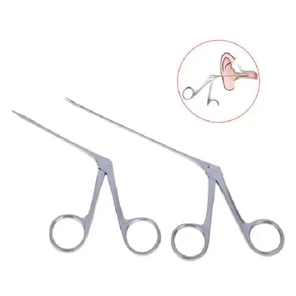 Medical Ear Wax Pick Tongs Earwax Remover Micro Alligator Crocodile Forceps Earpick Nose Operational Cleaner Clip