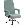 Office Chair Cover+Arm Cover Computer Seat Cover Stretch Rotating Chair Slipcover with Elastic Bottom Chair Protector for Rotating Boss Chair