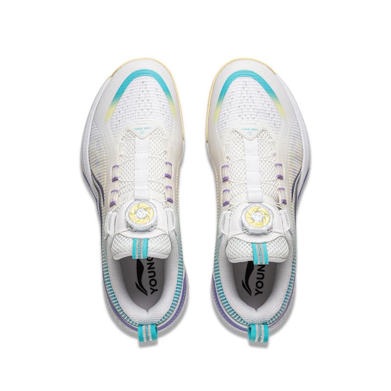 Li Ning Детские баскетбольные тканевые модные простые удобные нескользящие амортизирующие износостойкие низкие детские баскетбольные кроссовки YKBV024-3