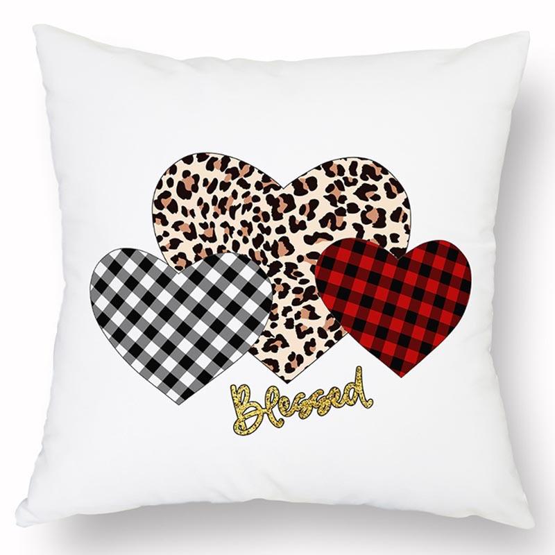 Новая Рождественская Льняная Наволочка с Принтом Домашний Диван Гостиная Праздничная Грязеотталкивающая Подушка