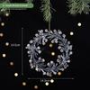 1Pcs Christmas Tree Scene Decoration Christmas Practical Sequin Acrylic Solid Color Pendant Transparent Snowflake Pendant