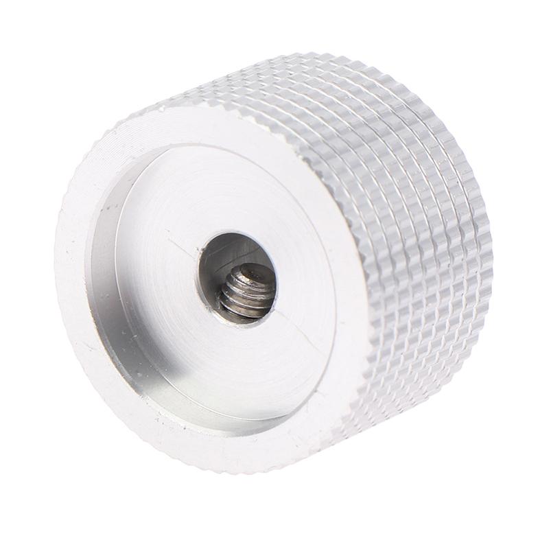 Серебряная алюминиевая ручка громкости с отверстием 6 мм 25 мм * 15 мм крышка ручки потенциометра