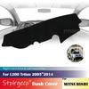 Для Mitsubishi L200 Triton 2004-2014 Противоскользящая накладка на приборную панель Защитная накладка Автоаксессуары Коврик-шторка от солнца 2012 2011 2010
