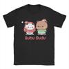 Бубу Дуду - Праздничный рождественский свитшот-футболка Бубу и Дуду Мужская Забавная хлопковая футболка Летние футболки с круглым вырезом Свободная одежда большого размера