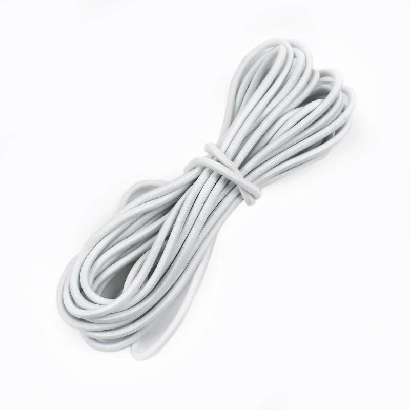 5/10/20M 4мм Эластичные шнуры Meetee для одежды, повязок на голову, Резинка, Пояс, Пружинные резинки, Аксессуары для шитья DIY