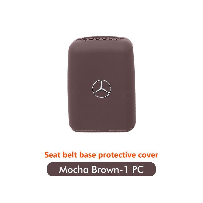 For Mercedes Benz Car Seat Belt Buckle Cover Anti-Scratch Protector Clip Car Accessories Interior C180 C300 W124 W176 W177 C200 MX9