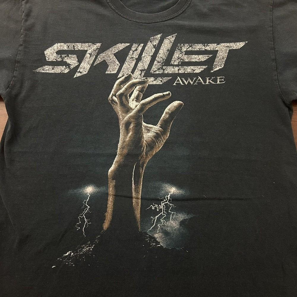 Футболка Skillet Band New Awake Hand, короткий рукав, черная, унисекс, S-5XL, 1V0596, унисекс футболка