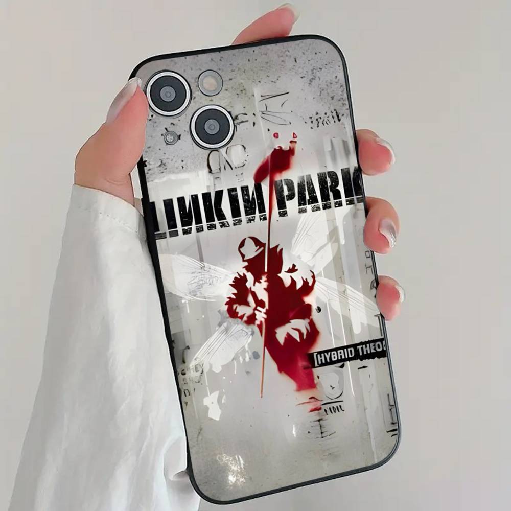 Чехол для телефона Rock Band L-Linkin Park Крутой Черный Силиконовый Мягкий Для IPhone 16 15 14 13 12 11 X XR Plus Pro Max Plus