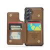 For Samsung Galaxy S25+ Case with RFID Blocking 5 Card Slots CASEME C22 Leather Back Cover