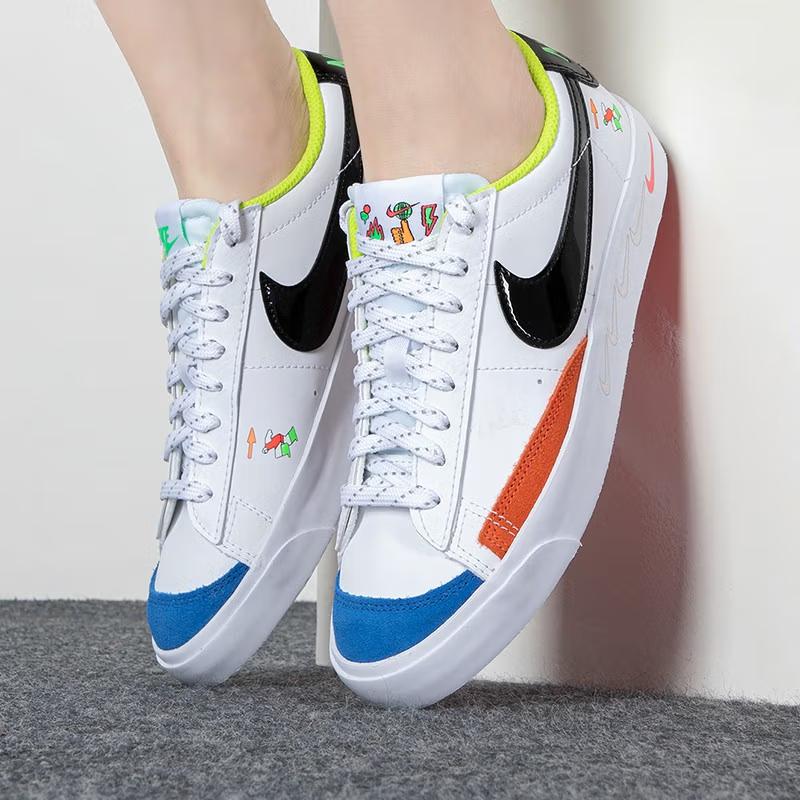 Nike Кроссовки Blazer Low '77 'White Multi' GS DV1747-101