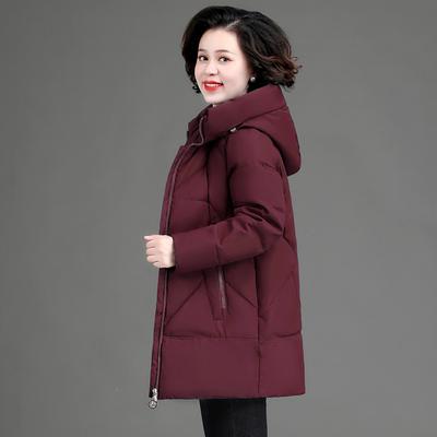 Новая женская пуховая хлопковая куртка Хлопковая куртка для женщин Утепленная женская хлопковая куртка для зимы Мамина куртка с капюшоном
