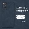 Чехол из натуральной овчины для Xiaomi Redmi Note 12 12S 12C 11 11S 10 10A 10C 9 9A 9C 9T A1 Plus Note13Pro Роскошная матовая задняя крышка