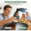 Electric Grill Brush, Cordless Electric BBQ Grill Cleaner with Powerful Motor, Rechargeable Grill Cleaning Brush for Burnt-On Grease & Grill Grates