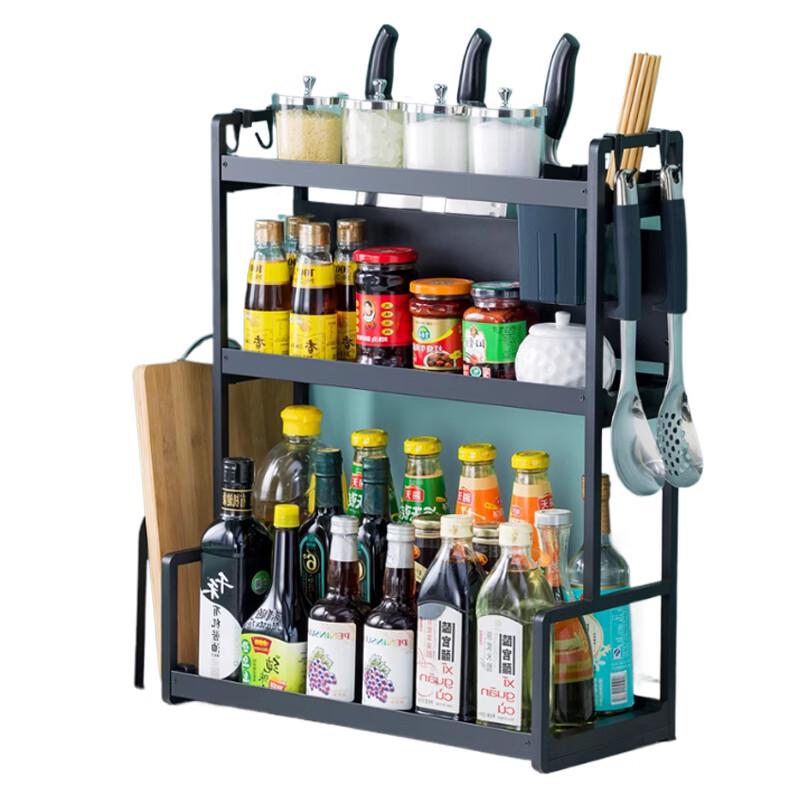 Yunshuang 3-Tier Countertop Kitchen Spice Rack with Holders