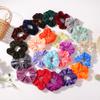 40pcs Random Vintage Korea Velvet Scrunchies Elastic Hair Bands for Women Ponytail Holder Rubber Bands Ties Hair Accessories