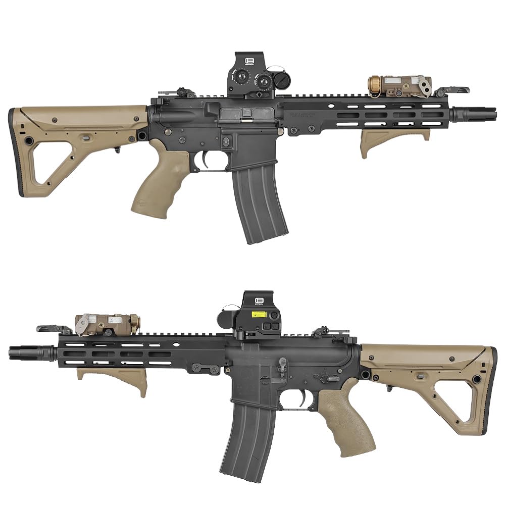 Ryohin Buhin SF SOCOM 3-Prong Flash Hider Replica, Compatible with 14mm Reverse Threads, E&C Aluminum Alloy, Black