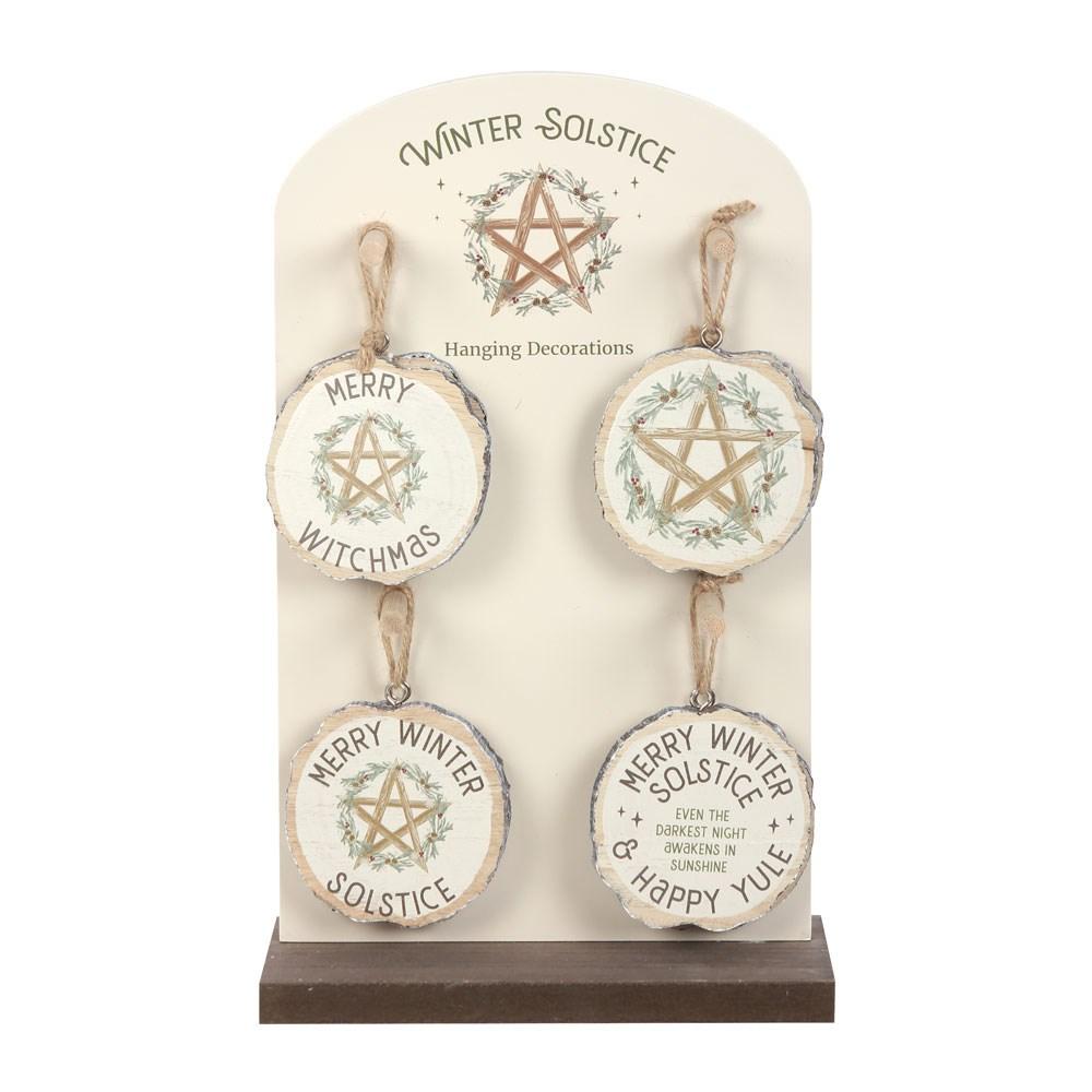 Something Different Набор табличек на зимнюю дверь "Солнцестояние" (Упаковка из 16 шт.)