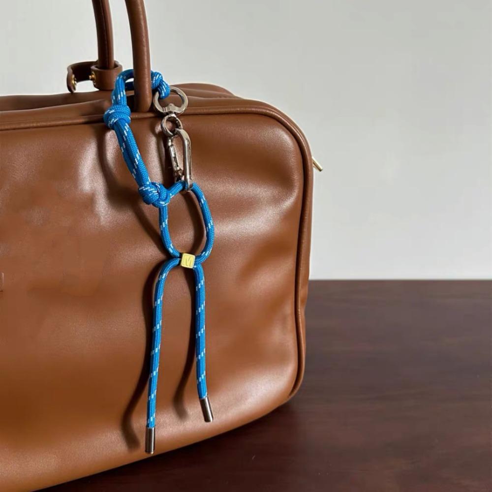 Colorful Bag Buckle Baseball Pendant Key Chain Vintage Bag Hanging Accessories  Couple Style