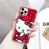 JZ23 Hello Kitty Прозрачный чехол для Samsung A04 A14 A23 M33 M53 Realme 10 9 C35 C55 VIVO Y02 X80 Infinix Hot 30 Note 11 Tecno Spark 8P Pro