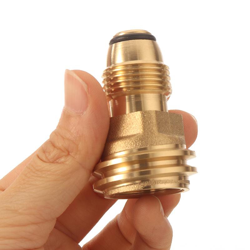 Латунный адаптер превращает клапан заправки бака с пропаном LP в адаптер QCC1 Type1