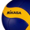 MIKASA Тренировочный медицинский волейбольный мяч, Размер 4, 270 г (для учащихся общеобразовательных школ, университетов, старших и младших классов средней школы), Синий/Желтый, VT400W270, Rec