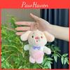 Cute Fun And Plush Pig Keyring With Short Plush Texture Available In Light Green Blue And Colors Pink