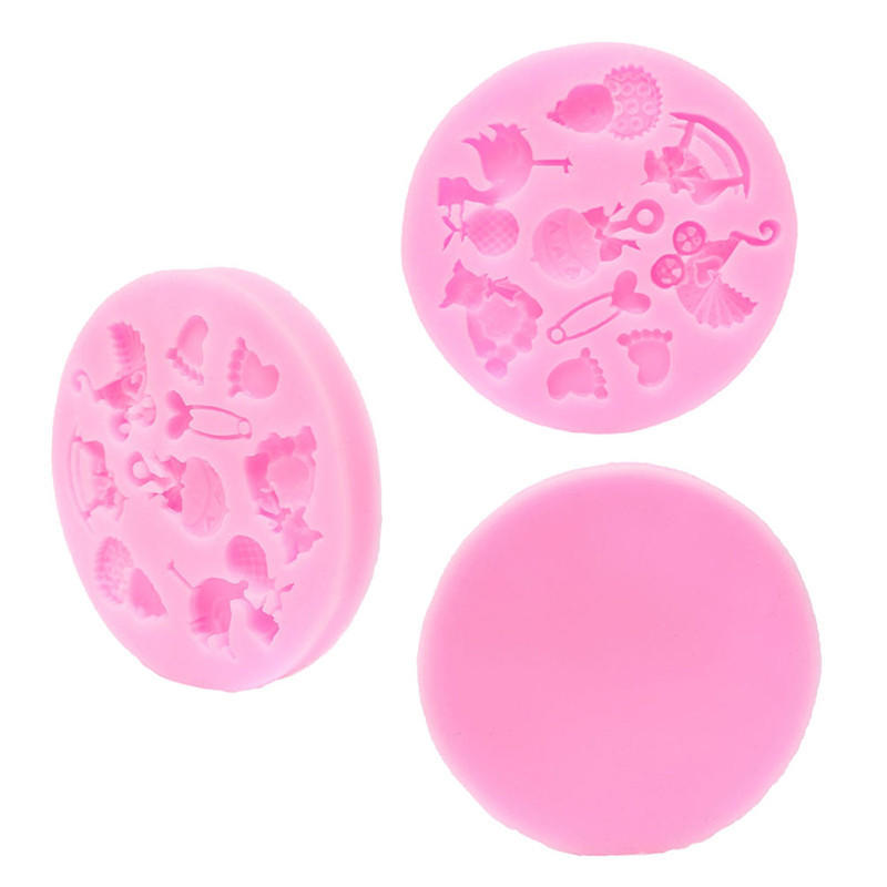 Силиконовая форма для детского душа, форма для помадки, торта, шоколадная выпечка, сахарный декор, MEIfang